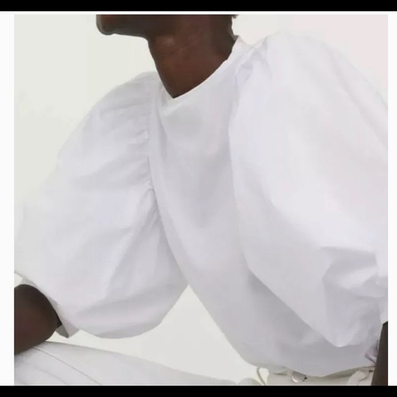 JOHANNA ORTIZ x H&M PUFF SLEEVE white - Picture 4 of 5